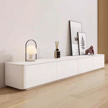 LILLE Matte White Extendable TV Unit
