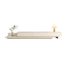 LILLE Matte White Extendable TV Unit