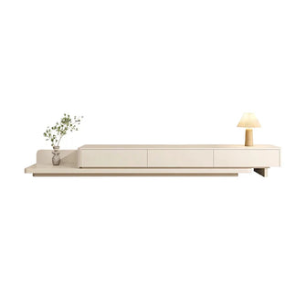 LILLE Matte White Extendable TV Unit
