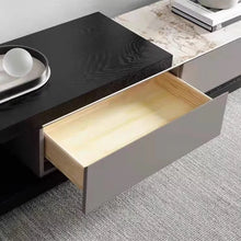 Julia Eclipse Extendable TV Cabinet With Marble Top