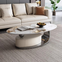 Opulence Oval Marble Coffee Table