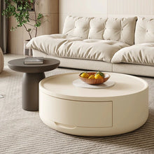 Modernist Creamy Coffee Table Set