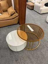 Mini White Marble Coffee Table Set