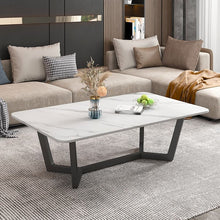 Urban Chic Rectangular Marble Coffee Table