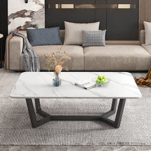 Urban Chic Rectangular Marble Coffee Table