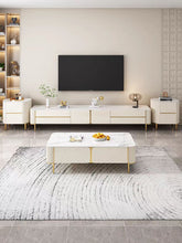 Nora White Marble Coffee Table