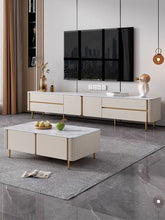 Nora White Marble Coffee Table