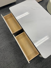 Nora White Marble Coffee Table