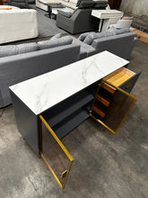 ONYX Marble 2 Glass Door Buffet Cabinet
