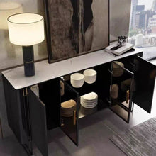 NOIRE Chic Sideboard With Marble Top
