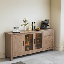 NOIRE Chic Sideboard With Marble Top