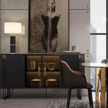NOIRE Chic Sideboard With Marble Top