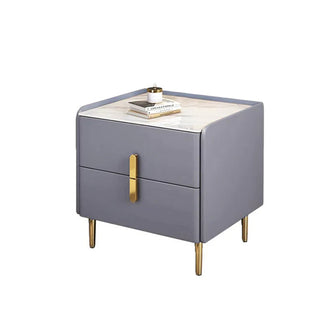 Monica Marble Bedside Table