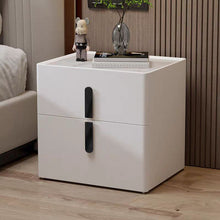 Bianco White Marble Bedside Table