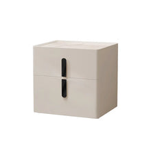 Bianco White Marble Bedside Table