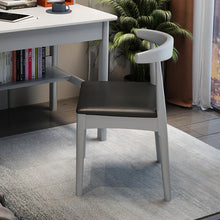 Grey Solid Wood Chair