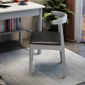 Grey Solid Wood Chair