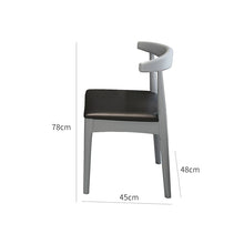 Grey Solid Wood Chair