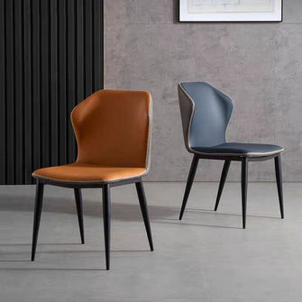 Bella Leather Dining Chair - Multicolor