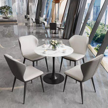 Bella Leather Dining Chair - Multicolor