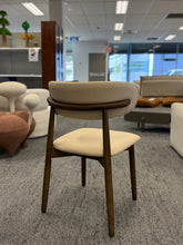 Modernist Walnut Creamy Chair