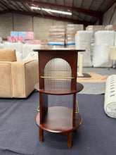 Noble Solid Wood Round Storage Shelf