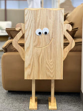 Natural Oak Robot Cabinet For Kids