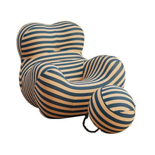 Retro Up Lounge Chair With Ottoman