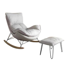 CASSI Grey Rocking Armchair