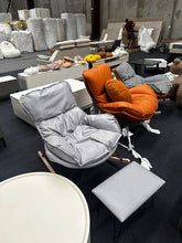 CASSI Grey Rocking Armchair