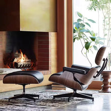CASSI Swivel Lounge Chair With Ottoman