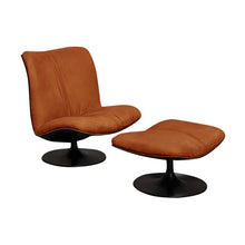 Elegance Swivel Lounge Chair With Ottoman