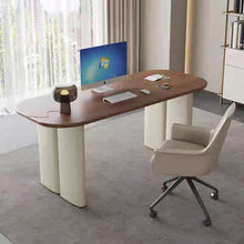 MILO Walnut Home Office Desk