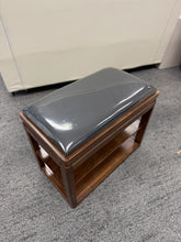 Classic Walnut Shoe Rack Bench