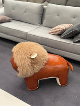 Leather Lion Stool Chair For Kids