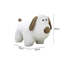 White Kids Plush Chair