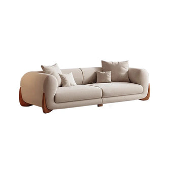 Oscar Creamy Suede Fabric Lounge