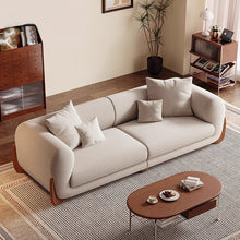 Oscar Creamy Suede Fabric Lounge