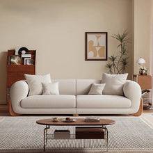 Oscar Creamy Suede Fabric Lounge