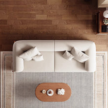 Oscar Creamy Suede Fabric Lounge