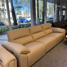 Oscar 3 Seater Recliner Leather Sofa