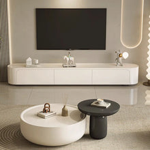 Modern Sleek White TV Unit