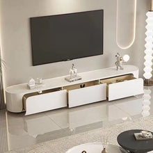 Modern Sleek White TV Unit