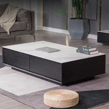 Onyx Serenity Square Coffee Table With Slate Top