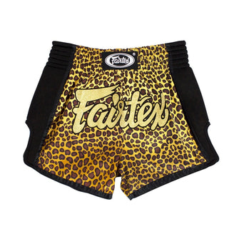 FAIRTEX - LEOPARD SLIM CUT MUAY THAI BOXING SHORTS