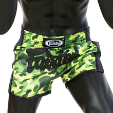 FAIRTEX CAMO SLIM CUT MUAY THAI BOXING SHORTS