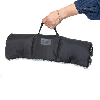 Rollup Pet Travel Mat Artic Faux Fur