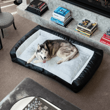 Scooby Pet Sofa Vegan Leather & Everly Faux Fur