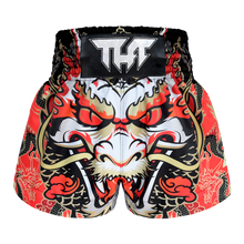 TUFF Red Dragon King Thai Boxing Shorts