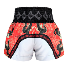 TUFF Red Dragon King Thai Boxing Shorts